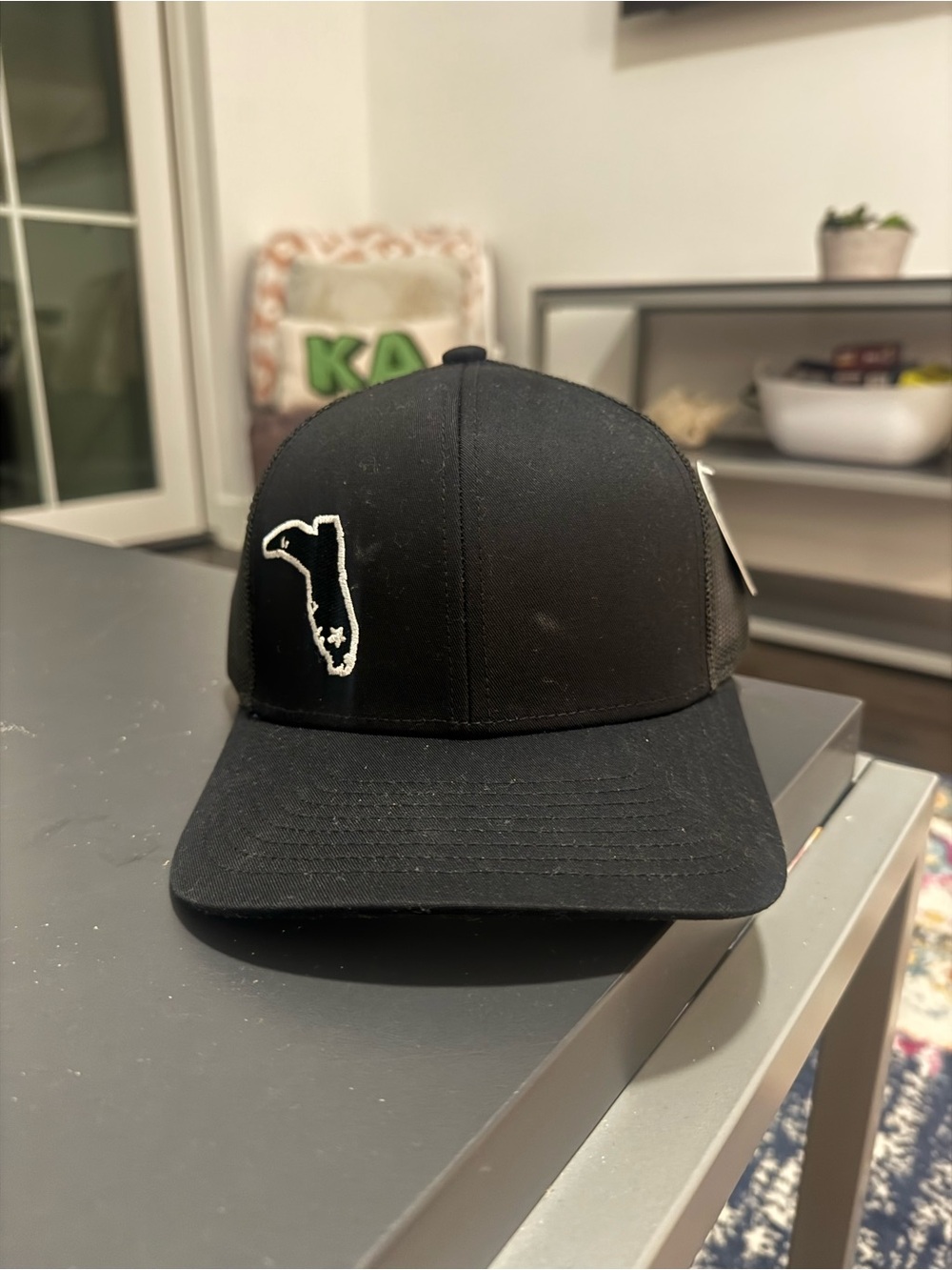 Florida Cracker Black Adjustable Snap Back Hat